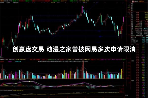 创赢盘交易 动漫之家曾被网易多次申请限消