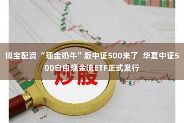 博宝配资 “现金奶牛”版中证500来了  华夏中证500自由现金流ETF正式发行